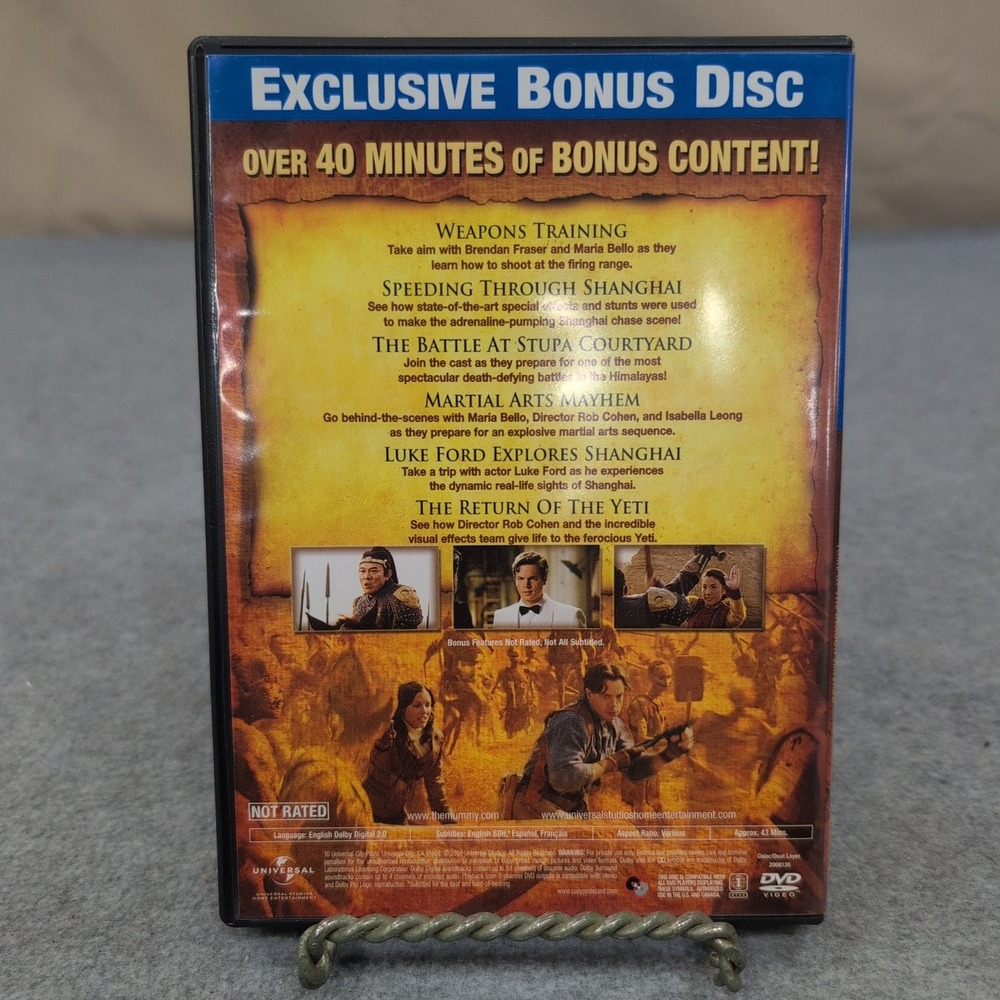 The Mummy Tomb of the Dragon Emperor DVD Exclusive Bonus Disc Action‎ Adventure - Picture 2 of 2